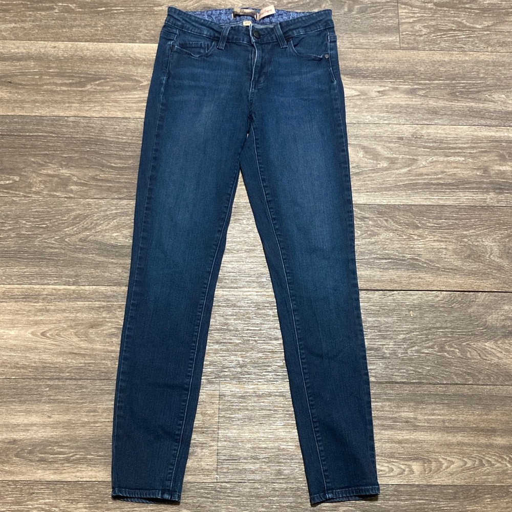 PAIGE Dark Blue vertigo jegging jeans size 28